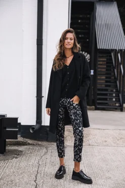 Femme Freeman T. Porter Alexa Cropped Metallo
