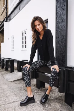 Femme Freeman T. Porter Alexa Cropped Metallo