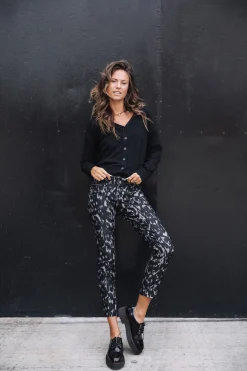 Femme Freeman T. Porter Alexa Cropped Metallo