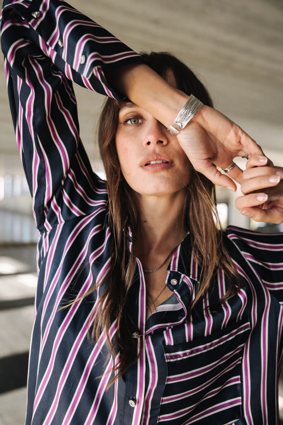 Femme Freeman T. Porter Chestine Stripes