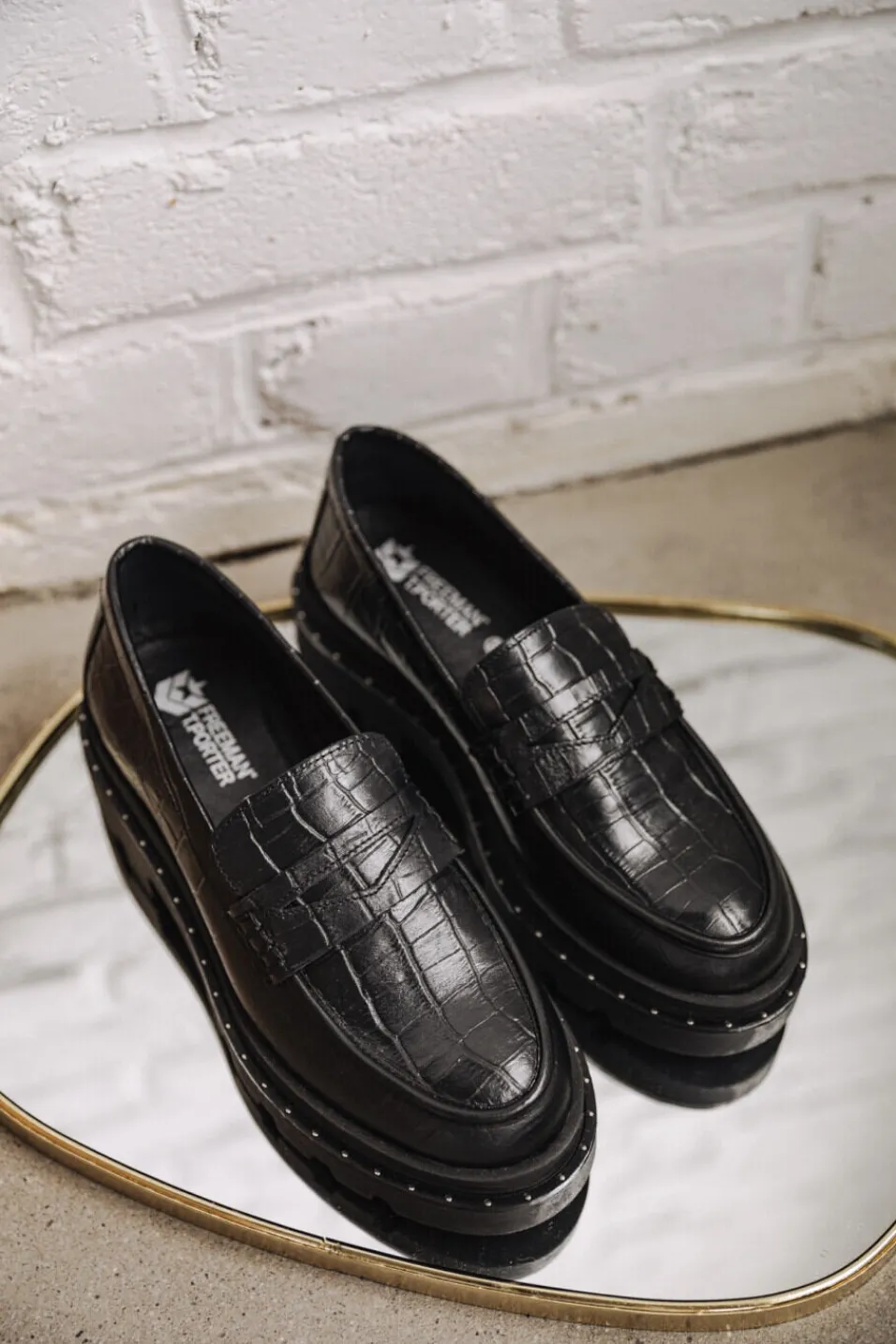 Femme Freeman T. Porter Mokka Croco