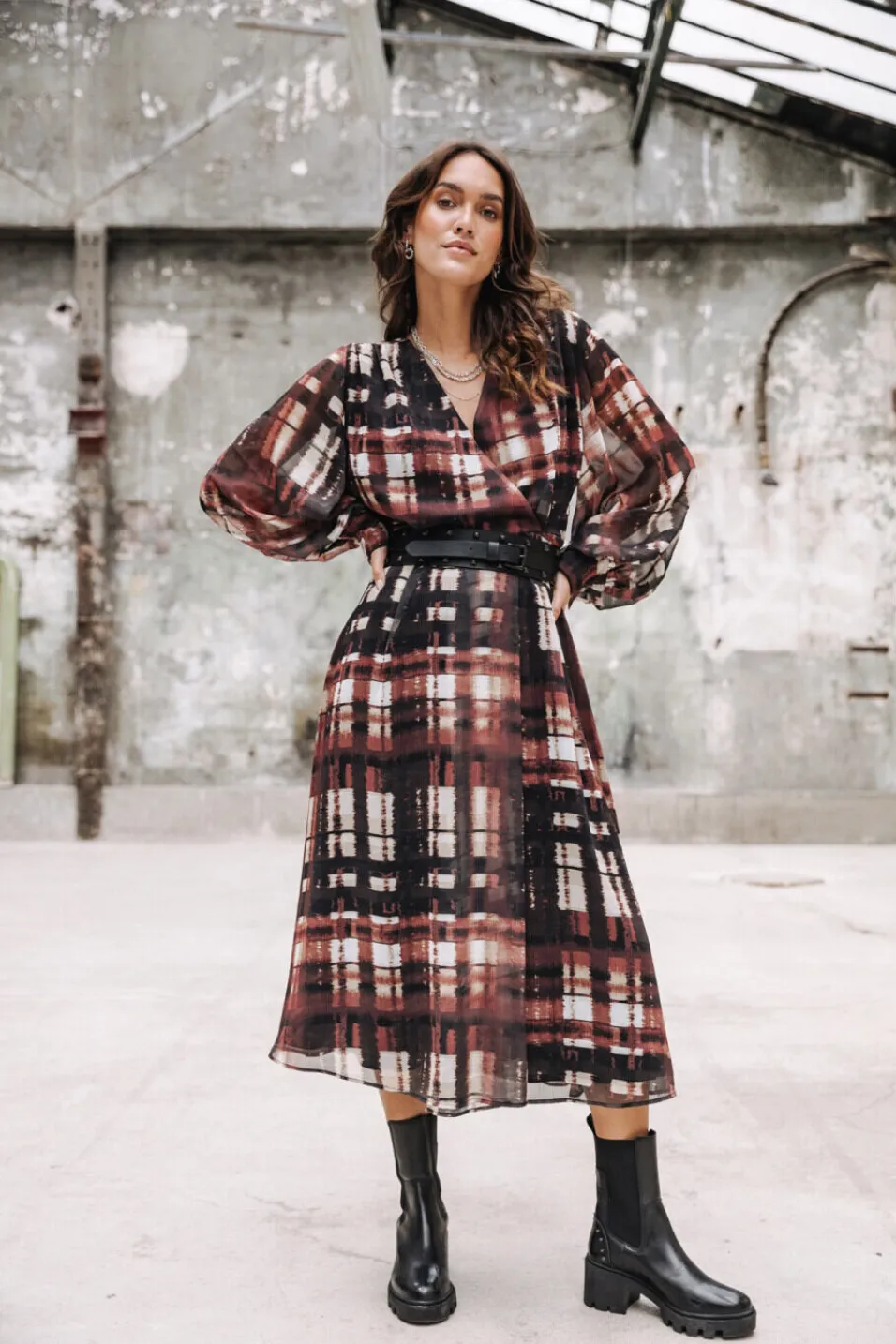 Femme Freeman T. Porter Rosella Blurry Gingham
