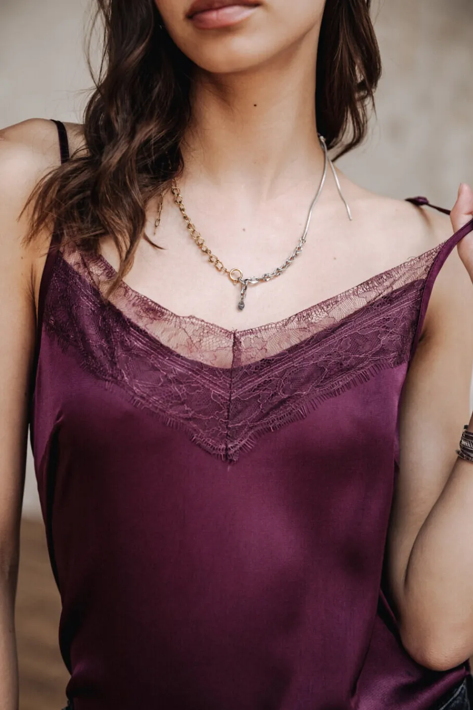 Femme Freeman T. Porter Thylia Lace Fabric Mix