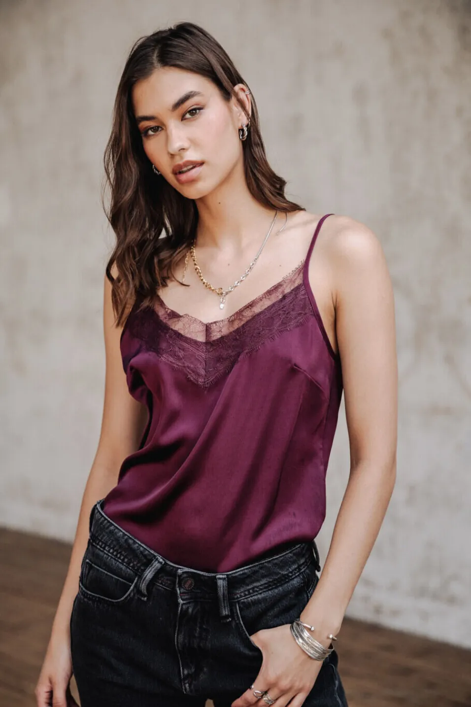 Femme Freeman T. Porter Thylia Lace Fabric Mix