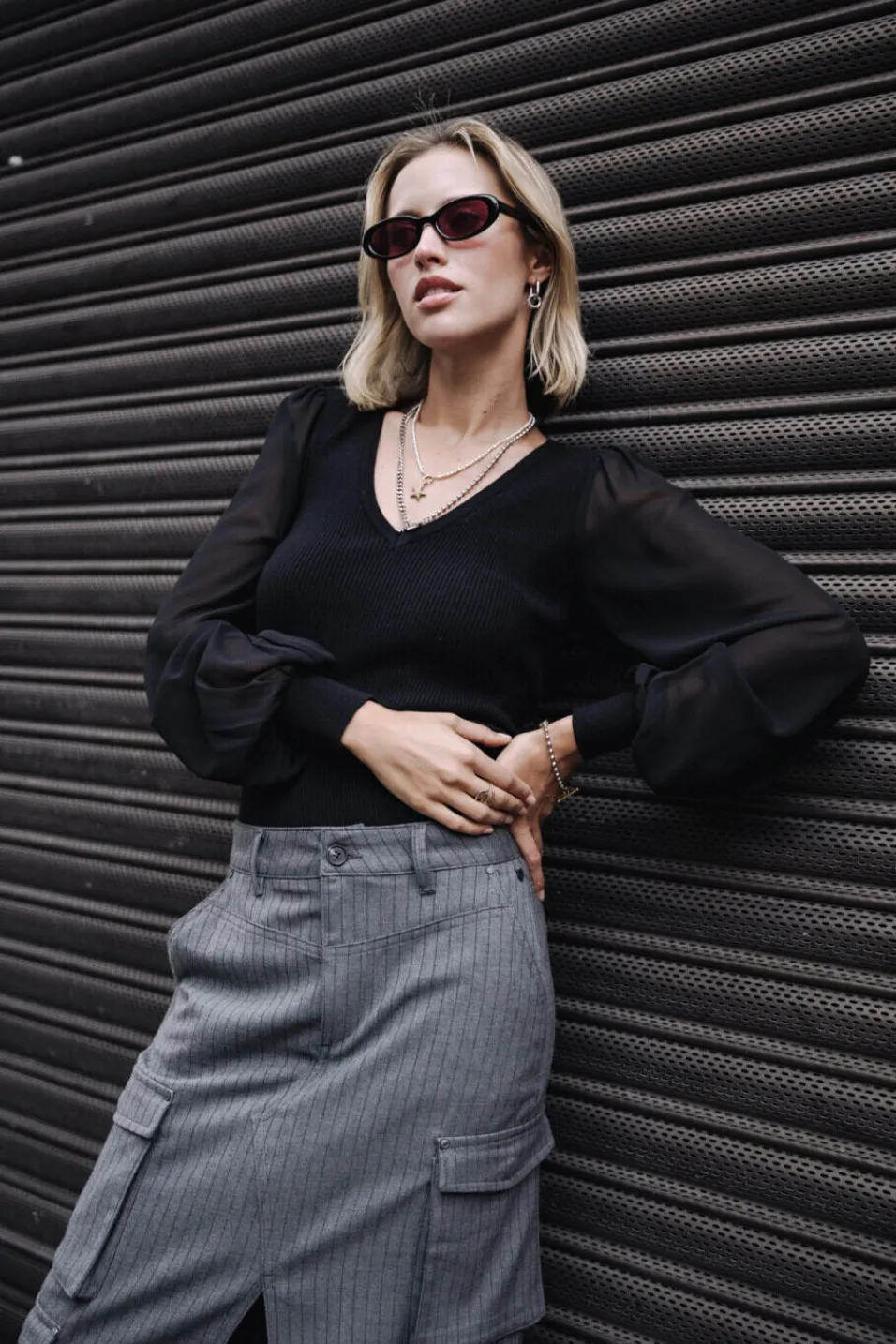 Femme Freeman T. Porter Welby Buren Grey